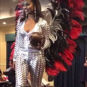 Mercedes Benz Stadium Atl Falcons inspired costume